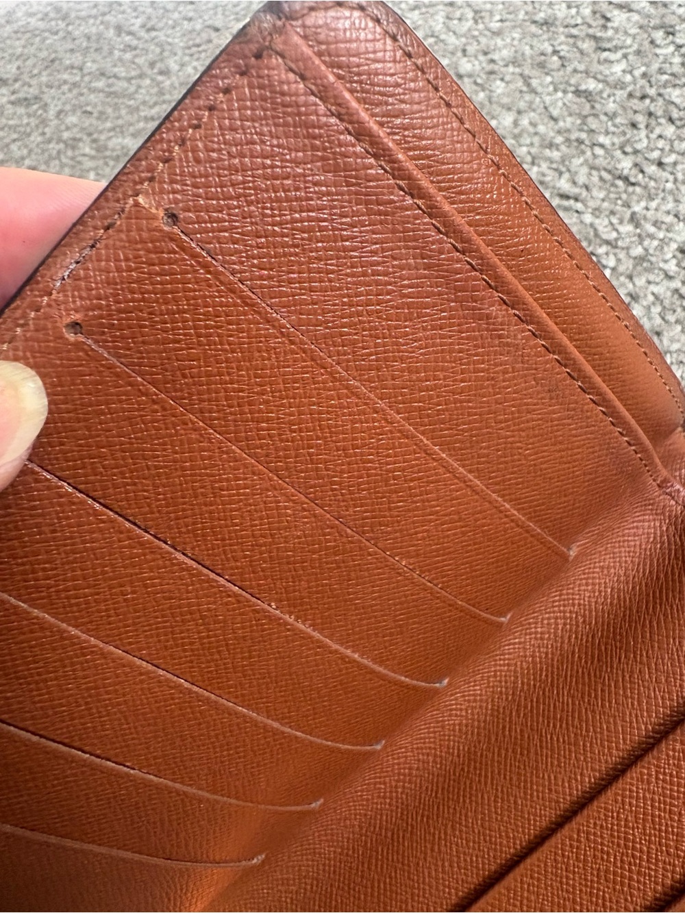 Auth Louis Vuitton monogram passport wallet - Picture 6 of 14